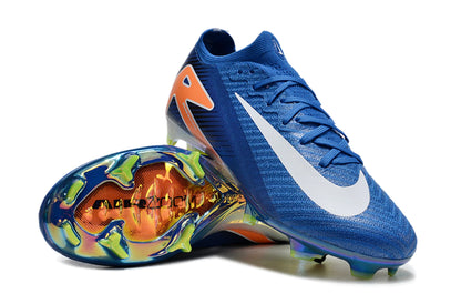 Guayos Nike Air Zoom Mercurial Vapor 16 Elite | Campo - Azul / Blanco / Naranja