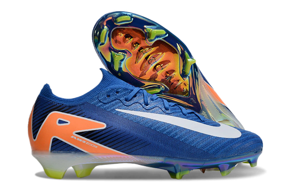 Guayos Nike Air Zoom Mercurial Vapor 16 Elite | Campo - Azul / Blanco / Naranja