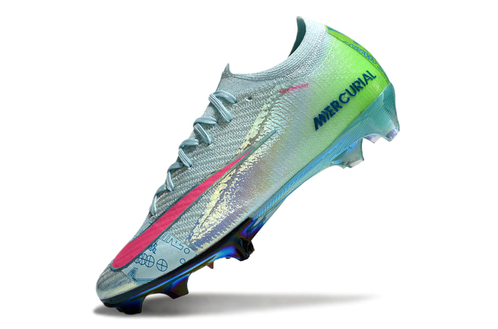 Guayos Nike Air Zoom Mercurial Vapor 16 Elite | Azul / Verde / Rosa